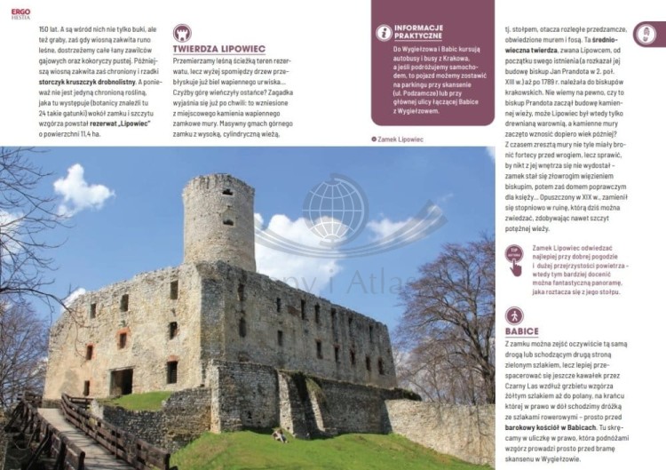 Jura Krakowsko-Częstochowska pełna wrażeń. ActiveBook. Przewodnik wydawnictwa Bezdroża. Przykładowe strony 4