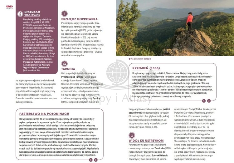Bieszczady pełne wrażeń. ActiveBook. Przewodnik wydawnictwa Bezdroża. Przykładowe strony 2