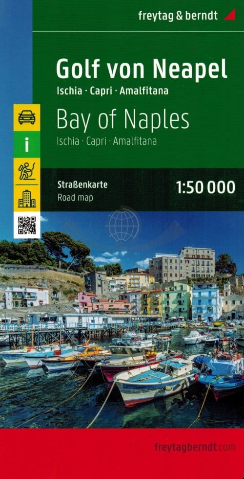 Zatoka Neapolitańska 1:50 000. Neapol, Ischia, Capri, Amalfitana. Mapa samochodowo-turystyczna. Freytag & Berndt