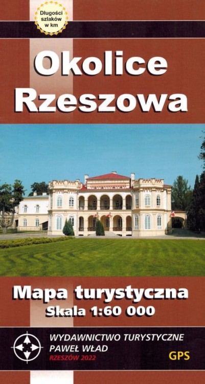 Okolice Rzeszowa 1:60 000. Mapa turystyczna. Okładka