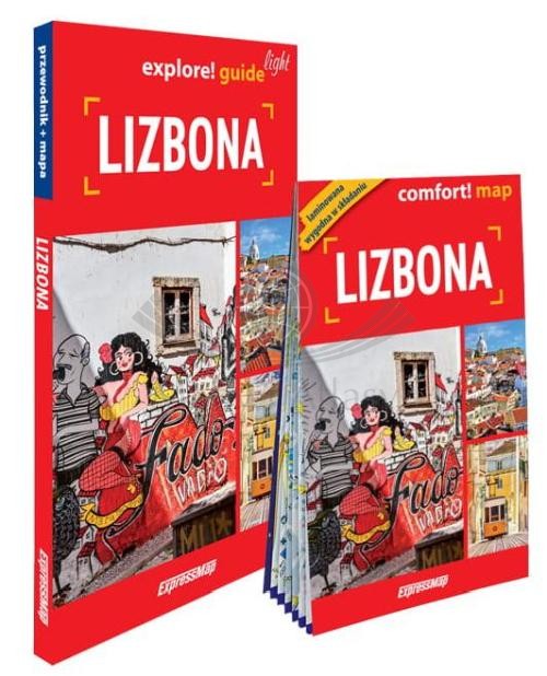 Lizbona. Przewodnik light + laminowana mapa wydawnictwa ExpressMap. Okładka