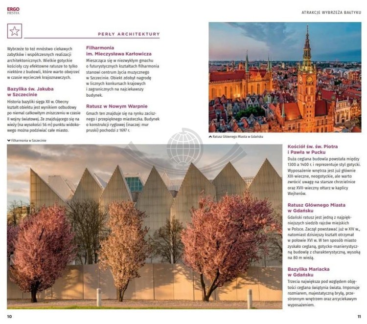 Wybrzeże Bałtyku. Od Rugii po Zalew Wiślany. Przewodnik travelbook wydawnictwa Bezdroża. Przykładowe strony 1