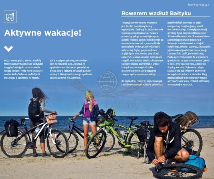 Wybrzeże Bałtyku. Od Rugii po Zalew Wiślany. Przewodnik travelbook wydawnictwa Bezdroża. Przykładowe strony 2
