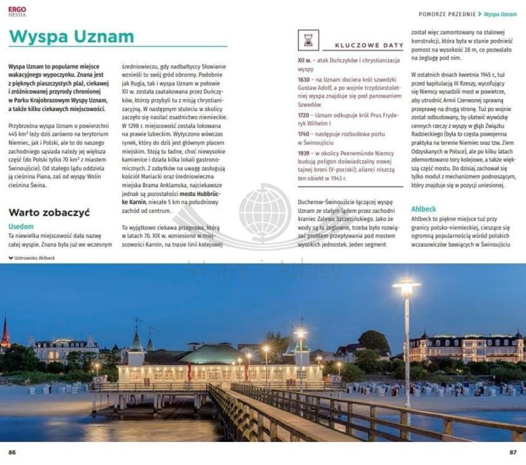 Wybrzeże Bałtyku. Od Rugii po Zalew Wiślany. Przewodnik travelbook wydawnictwa Bezdroża. Przykładowe strony 4