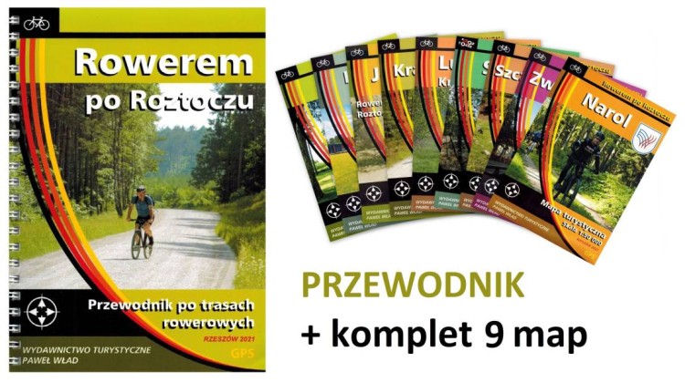 Roztocze. Przewodnik po trasach rowerowych + 9 map turystycznych