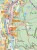 Krynica-Zdrój 1:17 500. Plan miasta / Mapa turystyczna wydawnictwa Compass. Plan miasta - fragment