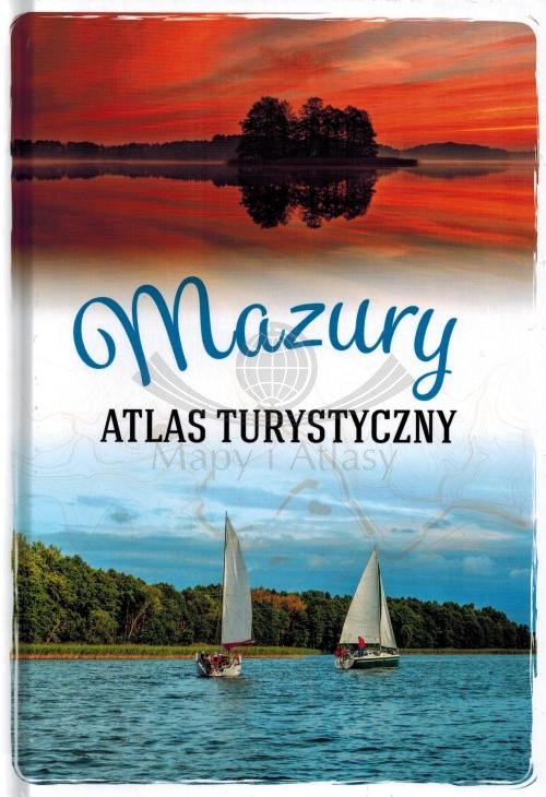Mazury. Atlas turystyczny wydawnictwa SBM. Okładka
