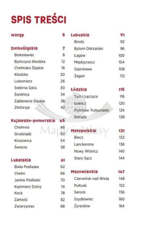 Polska z pomysłem. Miasta i miasteczka wydawnictwa Bezdroża. Spis treści 1