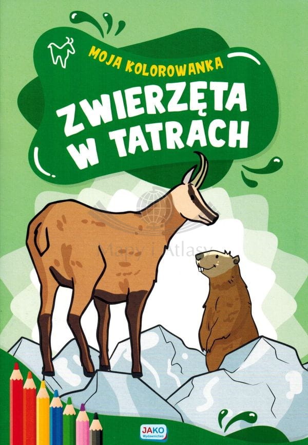 Zwierzęta w Tatrach. Kolorowanka dla dzieci