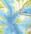 Jezioro Drawsko. Mapa turystyczna wydawnictwa BiK. Fragment