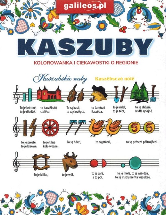 Kaszuby. Kolorowanka i ciekawostki o regionie. Okładka tył
