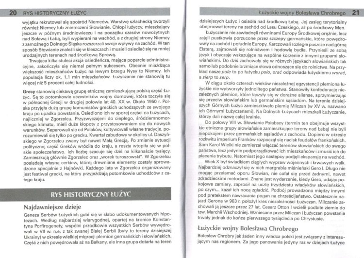 Łużyce. Przewodnik wydawnictwa Rewasz. Przykładowe strony 1