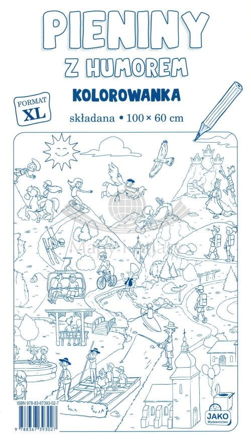 Pieniny z humorem. Składana kolorowanka XL