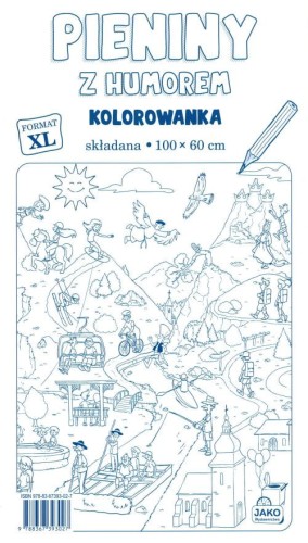 Pieniny z humorem. Składana kolorowanka XL. Okładka
