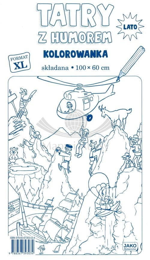 Tatry z humorem. Składana kolorowanka XL