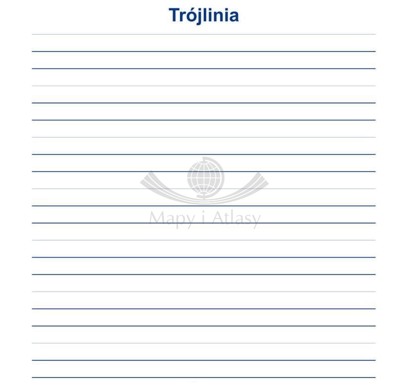 Trójlinia. Nakładka magnetyczna do tablic 96 x 140 cm. PHU335