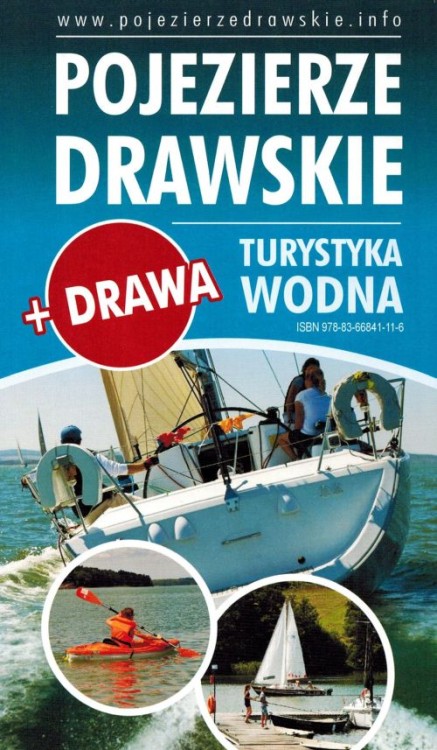 Pojezierze Drawskie + Drawa. Zestaw: 2 x mapa turystyczna + przewodnik wydawnictwa EKO-MAP. Okładka zestawu