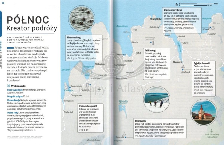 Islandia. Przewodnik wydawnictwa Lonely Planet. Przykładowe strony 2