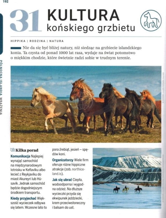 Islandia. Przewodnik wydawnictwa Lonely Planet. Przykładowa strona 5