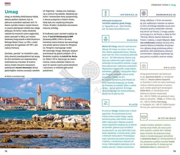 Chorwacja. Wybrzeże Adriatyku. Przewodnik travelbook wydawnictwa Bezdroża. Przykładowe strony 2