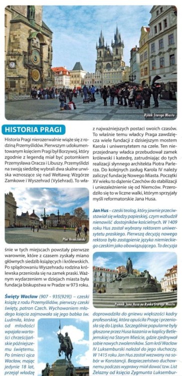 Praga 1:10 000. Mapa / Plan miasta wydawnictwa Galileos. Informator - fragment