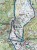 Południowy Tyrol. Górna Adyga. Zestaw czterech map rowerowych 3420 wydawnictwa Kompass. Mapa 3 - fragment