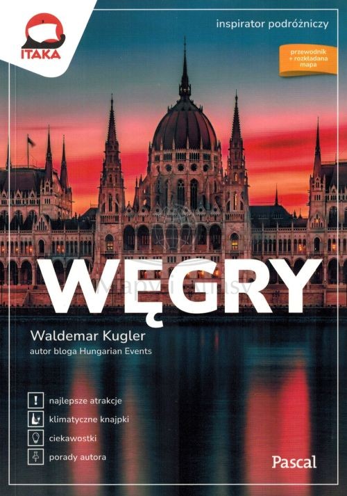 Węgry. Inspirator Podróżniczy. Przewodnik wydawnictwa Pascal. Okładka