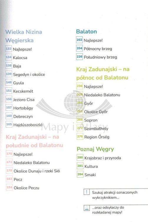 Węgry. Inspirator Podróżniczy. Przewodnik wydawnictwa Pascal. Spis treści 2