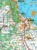 Pobrzeże Bałtyku 1:200 000. Laminowana mapa turystyczna wydawnictwa Demart. Fragment 2