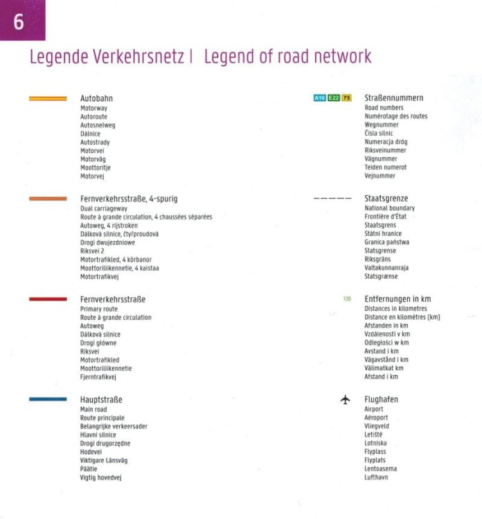 Skandynawia. Atlas samochodowo-turystyczny wydawnictwa Freytag & Berndt. Spis treści