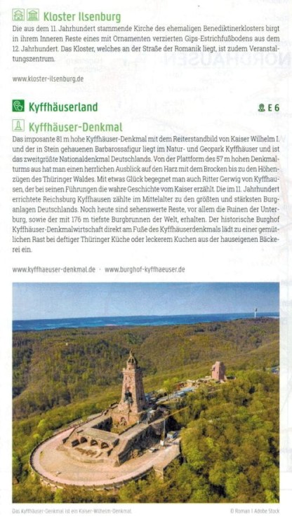 Harz 1:140 000. Wodoodporna mapa turystyczna EF 0006 wydawnictwa Freytag & Berndt. Informator - fragment