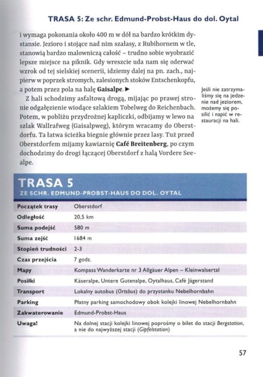 Alpy Bawarskie. Przewodnik wydawnictwa Sklep Podróżnika. Przykładowa strona 3