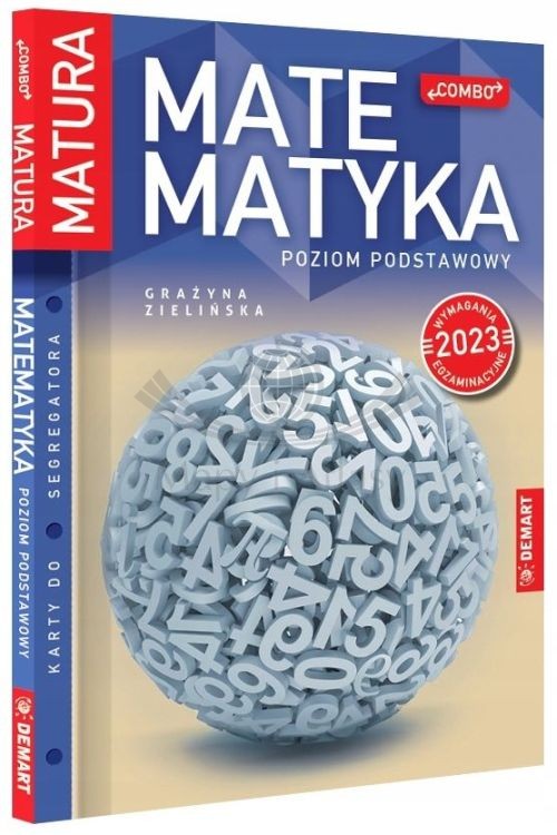 Matematyka. Poziom podstawowy. Matura. Karty do segregatora. wydawnictwa Demart. Okładka 2