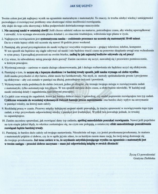 Matematyka. Poziom podstawowy. Matura. Karty do segregatora. wydawnictwa Demart. Jak się uczyć?