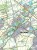 Monachium i okolice. Zestaw dwóch map turystycznych 184 wydawnictwa Kompass. Mapa 1 - fragment 2