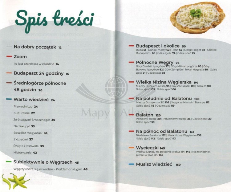 Budapeszt i Węgry. Przewodnik Lajt wydawnictwa Pascal. Spis treści
