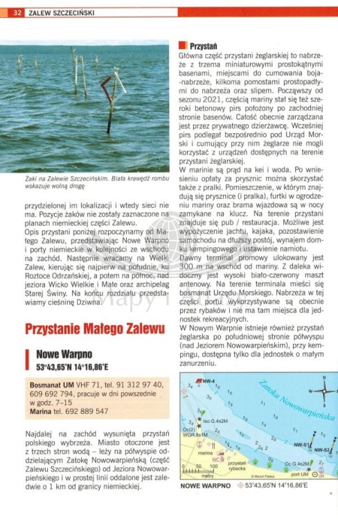 Polskie wybrzeże Bałtyku. Przewodnik żeglarski wydawnictwa Nautica. Przykładowa strona 2