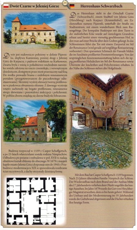 Dolina Pałaców i Ogrodów. Kotlina Jeleniogórska. Mapa turystyczna wydawnictwa Galileos. Informator