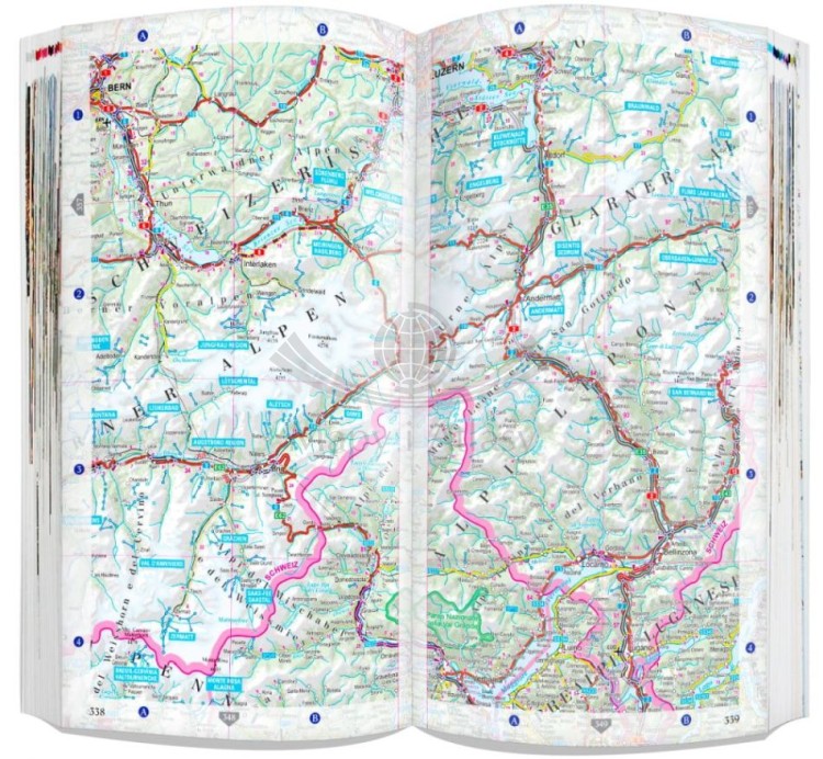 Włochy północne 3 w 1. Przewodnik, atlas, mapa wydawnictwa ExpressMap. Przykładowe strony 4