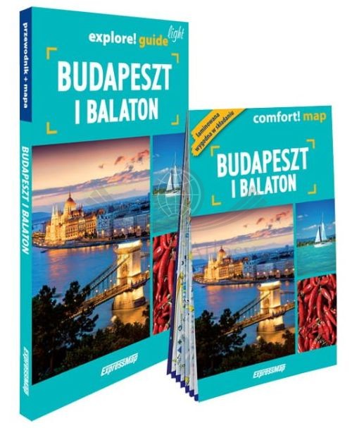 Budapeszt i Balaton. Przewodnik light + laminowana mapa wydawnictwa ExpressMap. Okładka