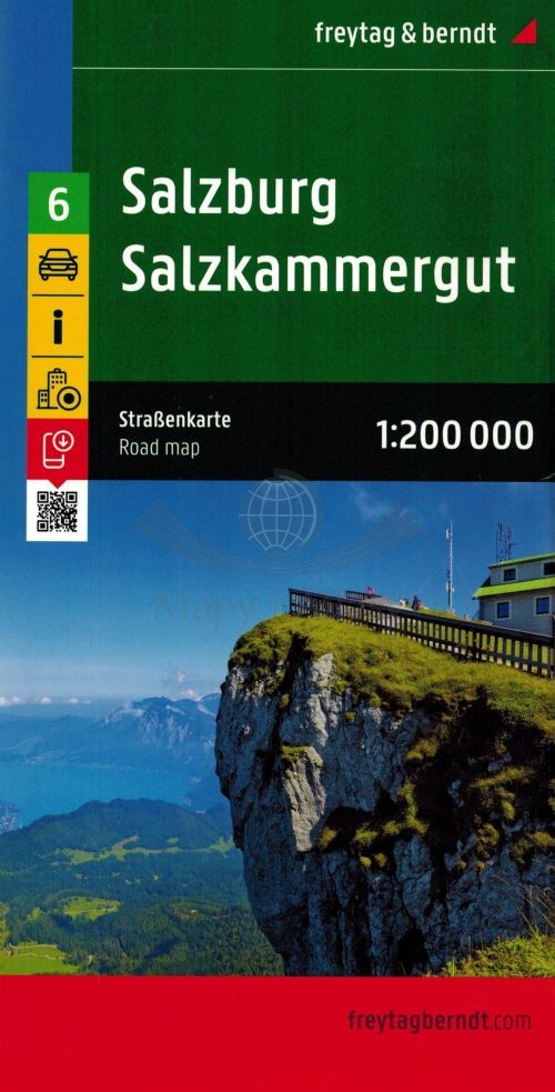 Salzburg, Salzkammergut 1:200 000. Mapa samochodowo-turystyczna /6/. Freytag & Berndt