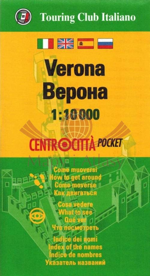 Werona 1:10 000. Mapa / Plan miasta. Touring Club Italiano