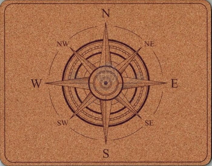 Podkładka pod mysz - róża wiatrów