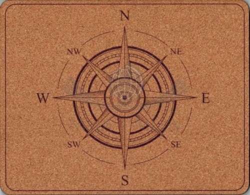 Podkładka pod mysz - róża wiatrów