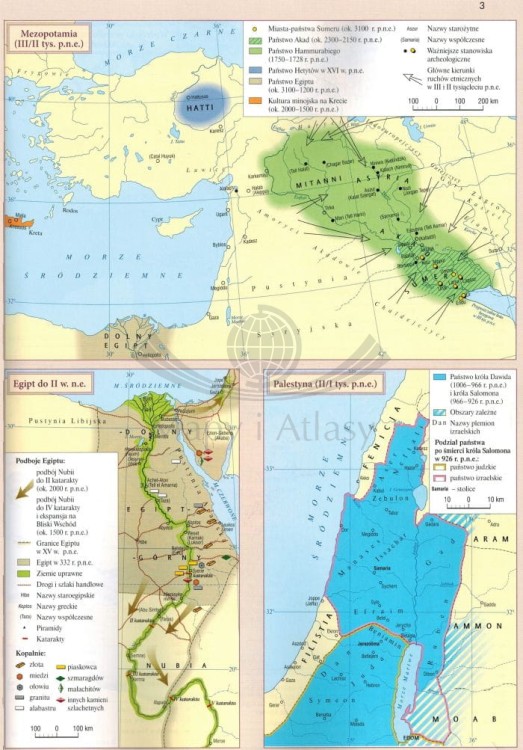 Atlas historyczny. Zakres podstawowy i rozszerzony. Liceum i technikum wydawnictwa Demart. Przykładowa strona 1