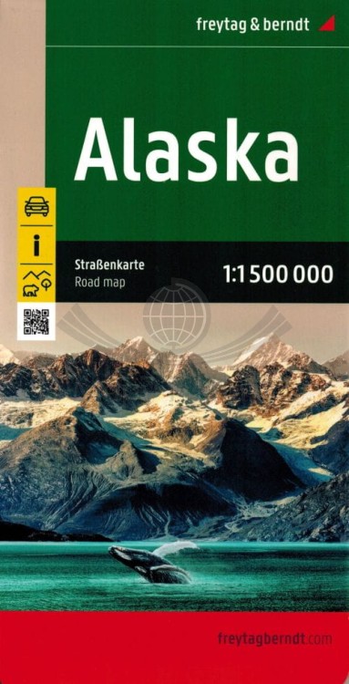 Alaska 1:1 500 000. Mapa samochodowo-turystyczna wydawnictwa Freytag & Berndt. Okładka