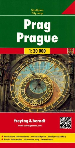 Praga 1:20 000. Mapa / Plan miasta wydawnictwa Freytag & Berndt. Okładka