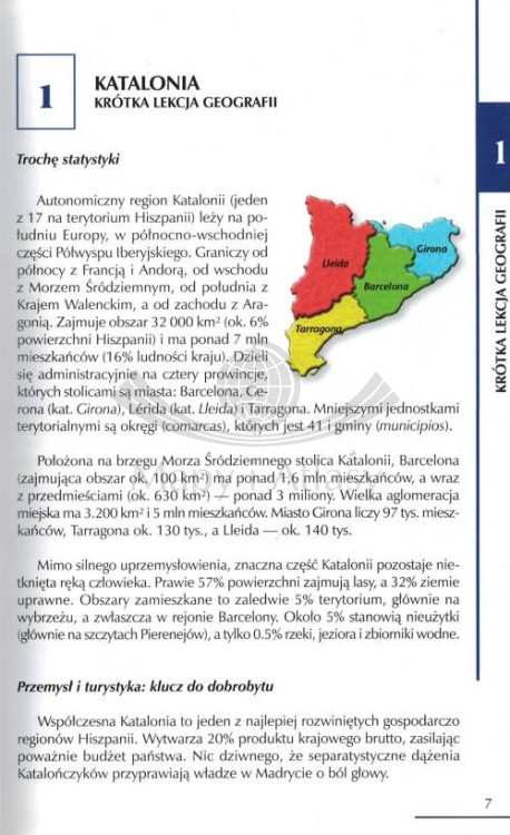 Magiczna Katalonia. Przewodnik wydawnictwa Rewasz. Przykładowa strona 1
