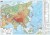 Azja. Dwustronna mapa podręczna. Fizyczna/polityczna. Strona fizyczna