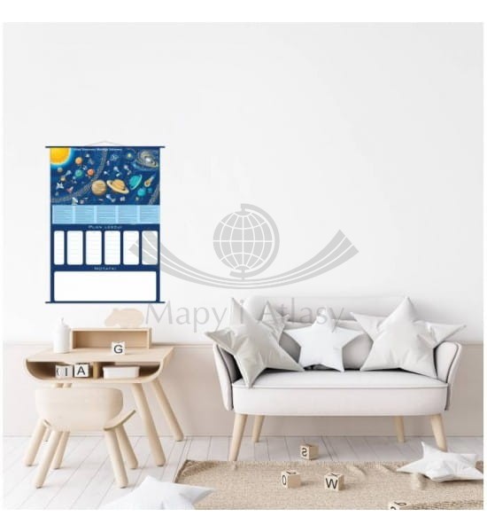 Układ Słoneczny Młodego Odkrywcy. Plan lekcji + mapa. Przykład aranżacji 2